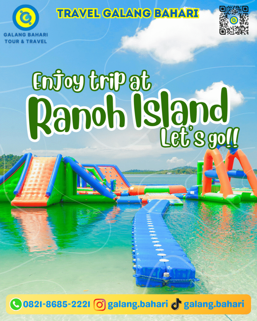 Paket One Day Tour Ranoh Island Batam Trip Lengkap dengan Waterpark, Foto Spot & Beach Day 0821-8685-2221