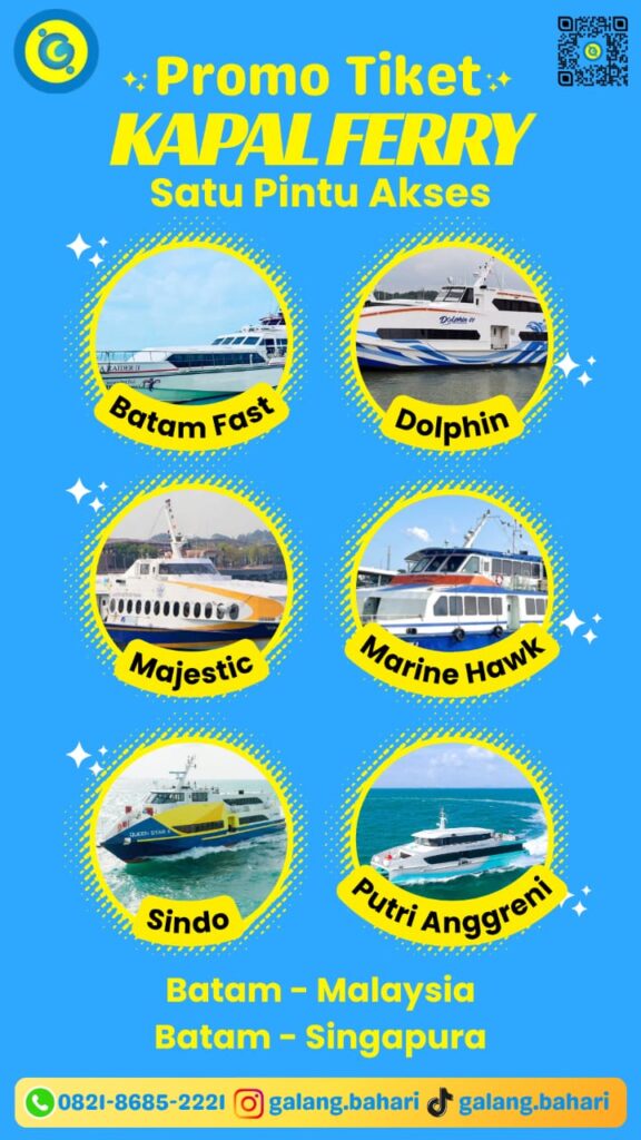 Best & Trusted Batam Ferry Ticket Booking to Singapore & Malaysia – One-Stop Access, All Operators, Best Deals 0821-8685-2221