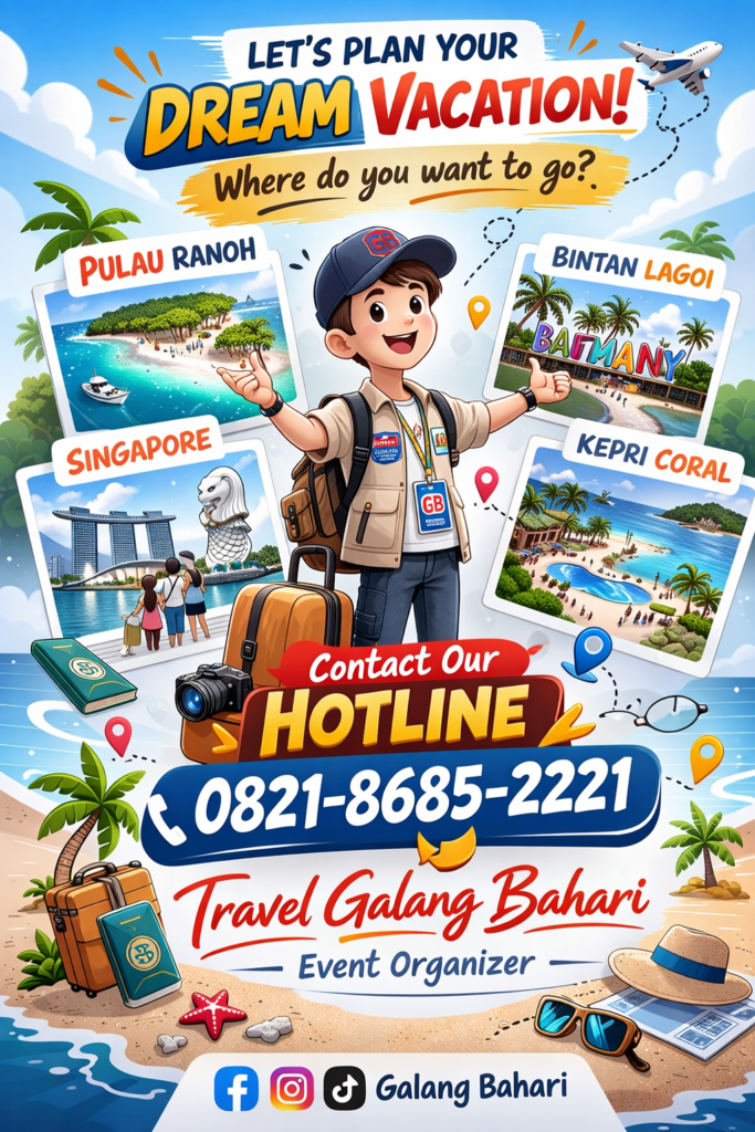 Best Travel Packages Singapore Bintan Lagoi Kepri Coral Pulau Ranoh – Travel Galang Bahari Event Organizer Holiday Deals – Booking 0821-8685-2221