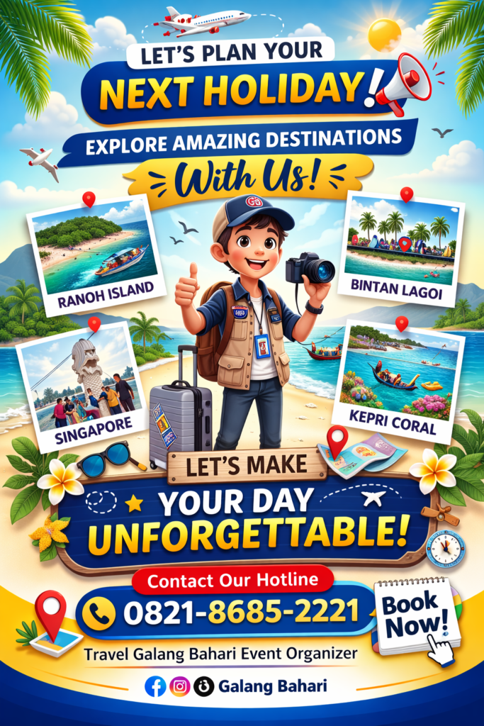 Best Holiday Travel Packages Ranoh Island Bintan Lagoi Kepri Coral Singapore – Travel Galang Bahari Event Organizer – Booking 0821-8685-2221