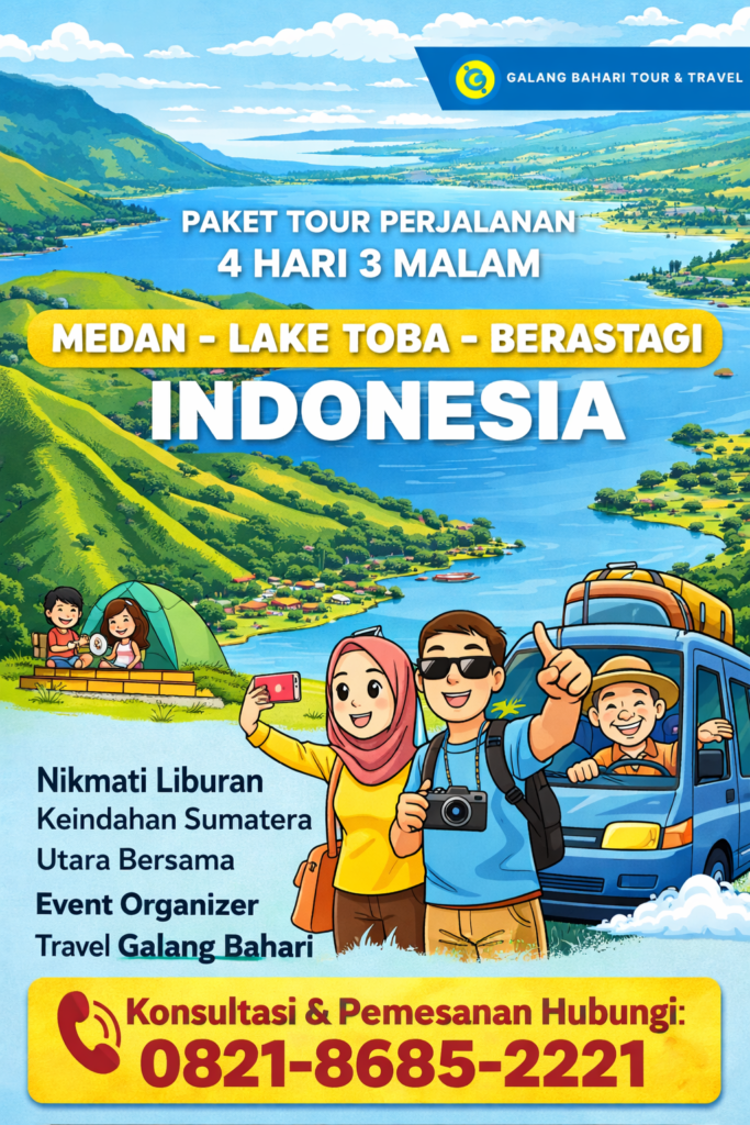Paket Tour Medan Lake Toba Berastagi 4 Hari 3 Malam Liburan Sumatera Utara Jelajahi Danau Toba dan Berastagi Hubungi 0821-8685-2221