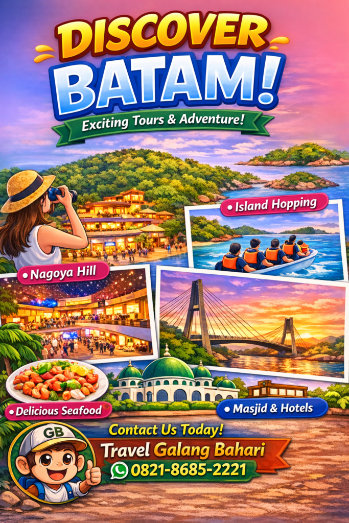 Discover Batam Indonesia Tour Package Island Hopping City Tour Shopping Culinary Trip – Booking 0821-8685-2221